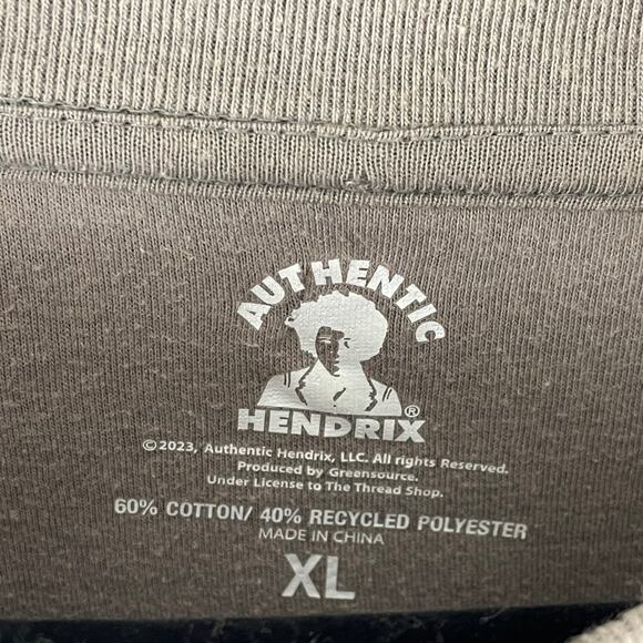 Licensed Jimi Hendrix Sweatshirt Tan SZ XL - Picture 3 of 8